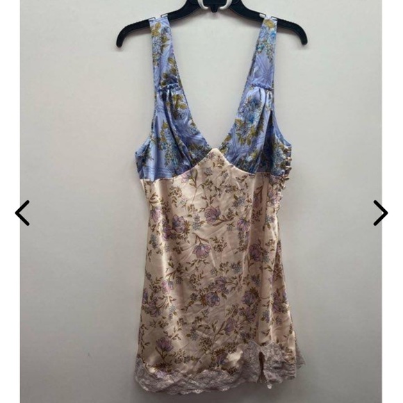 Nwt Free People revolve Rose Slip dress boho floral party spring formal satin - Picture 8 of 8